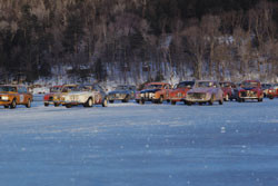 racing on otsego lake - wintercarnival